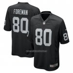 Camiseta NFL Game Las Vegas Raiders Jeff Foreman Negro