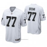 Camiseta NFL Game Las Vegas Raiders Trent Brown Blanco