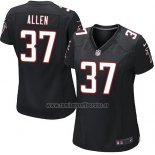 Camiseta NFL Game Mujer Atlanta Falcons Allen Negro