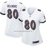 Camiseta NFL Game Mujer Baltimore Ravens Gillmore Blanco