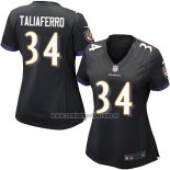 Camiseta NFL Game Mujer Baltimore Ravens Taliaferro Negro