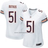 Camiseta NFL Game Mujer Chicago Bears Butkus Blanco