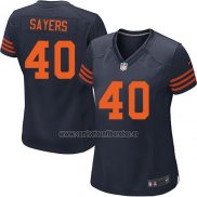 Camiseta NFL Game Mujer Chicago Bears Sayers Azul