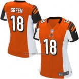 Camiseta NFL Game Mujer Cincinnati Bengals Green Naranja