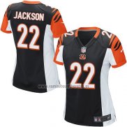 Camiseta NFL Game Mujer Cincinnati Bengals Jackson Negro