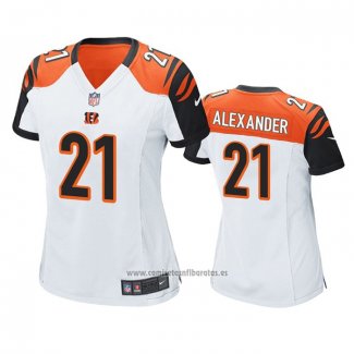 Camiseta NFL Game Mujer Cincinnati Bengals Mackensie Alexander Blanco