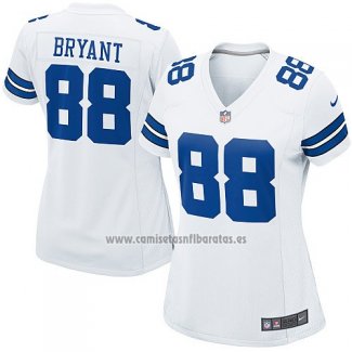 Camiseta NFL Game Mujer Dallas Cowboys Bryant Blanco