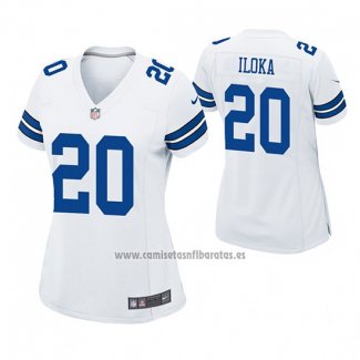Camiseta NFL Game Mujer Dallas Cowboys George Iloka Blanco
