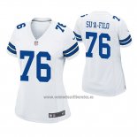Camiseta NFL Game Mujer Dallas Cowboys Xavier Su'a Filo Blanco