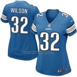 Camiseta NFL Game Mujer Detroit Lions Wilson Azul