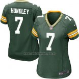 Camiseta NFL Game Mujer Green Bay Packers Hundley Verde Militar2