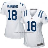 Camiseta NFL Game Mujer Indianapolis Colts Manning Blanco