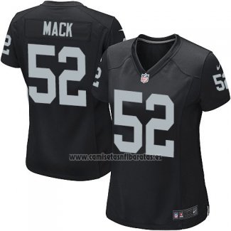 Camiseta NFL Game Mujer Las Vegas Raiders Mack Negro