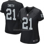 Camiseta NFL Game Mujer Las Vegas Raiders Smith Negro2