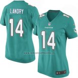 Camiseta NFL Game Mujer Miami Dolphins Landry Verde