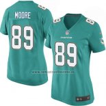 Camiseta NFL Game Mujer Miami Dolphins Moore Verde