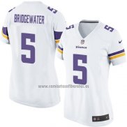 Camiseta NFL Game Mujer Minnesota Vikings Briogewater Blanco