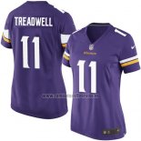 Camiseta NFL Game Mujer Minnesota Vikings Treadwell Violeta