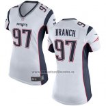 Camiseta NFL Game Mujer New England Patriots Branch Blanco