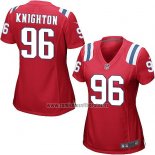 Camiseta NFL Game Mujer New England Patriots Knighton Rojo