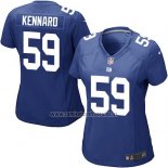 Camiseta NFL Game Mujer New York Giants Kennard Azul