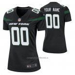 Camiseta NFL Game Mujer New York Jets Personalizada Game Negro