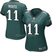 Camiseta NFL Game Mujer Philadelphia Eagles Wentz Verde