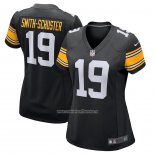 Camiseta NFL Game Mujer Pittsburgh Steelers Juju Smith-Schuster Alterno Negro