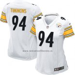 Camiseta NFL Game Mujer Pittsburgh Steelers Timmons Blanco
