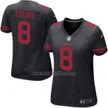 Camiseta NFL Game Mujer San Francisco 49ers Young Negro