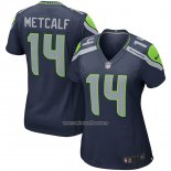 Camiseta NFL Game Mujer Seattle Seahawks Dk Metcalf Azul