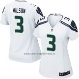 Camiseta NFL Game Mujer Seattle Seahawks Wilson Blanco