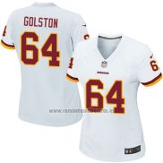 Camiseta NFL Game Mujer Washington Commanders Golston Blanco