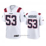 Camiseta NFL Game New England Patriots Dustin Woodard Blanco