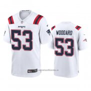 Camiseta NFL Game New England Patriots Dustin Woodard Blanco