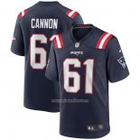 Camiseta NFL Game New England Patriots Marcus Cannon Azul