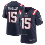 Camiseta NFL Game New England Patriots Nelson Agholor 15 Azul