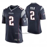 Camiseta NFL Game New England Patriots Nick Folk Azul