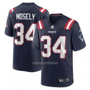 Camiseta NFL Game New England Patriots Quandre Mosely Primera Azul