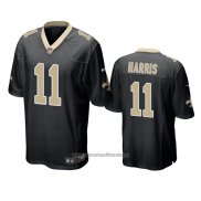 Camiseta NFL Game New Orleans Saints Deonte Harris Negro