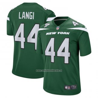 Camiseta NFL Game New York Jets Harvey Langi Verde