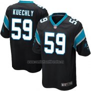 Camiseta NFL Game Nino Carolina Panthers Kuechly Negro