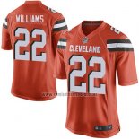 Camiseta NFL Game Nino Cleveland Browns Williams Naranja