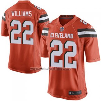 Camiseta NFL Game Nino Cleveland Browns Williams Naranja