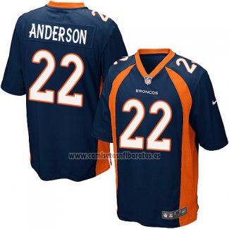 Camiseta NFL Game Nino Denver Broncos Anderson Azul Oscuro