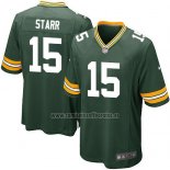 Camiseta NFL Game Nino Green Bay Packers Starr Verde Militar