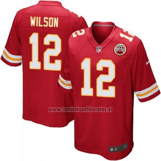 Camiseta NFL Game Nino Kansas City Chiefs Wilson Rojo