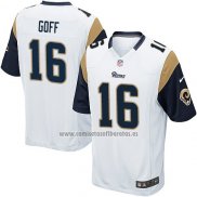 Camiseta NFL Game Nino Los Angeles Rams Goff Blanco