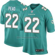 Camiseta NFL Game Nino Miami Dolphins Pead Verde