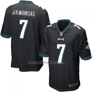 Camiseta NFL Game Nino Philadelphia Eagles Jawohski Negro